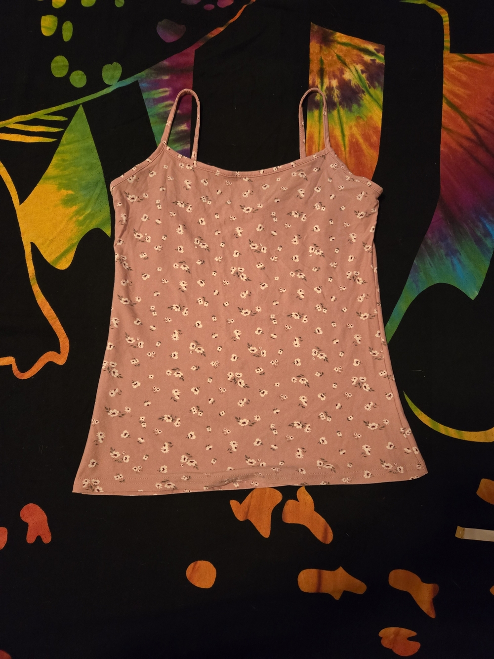 Ardene Pink Floral Tank Top